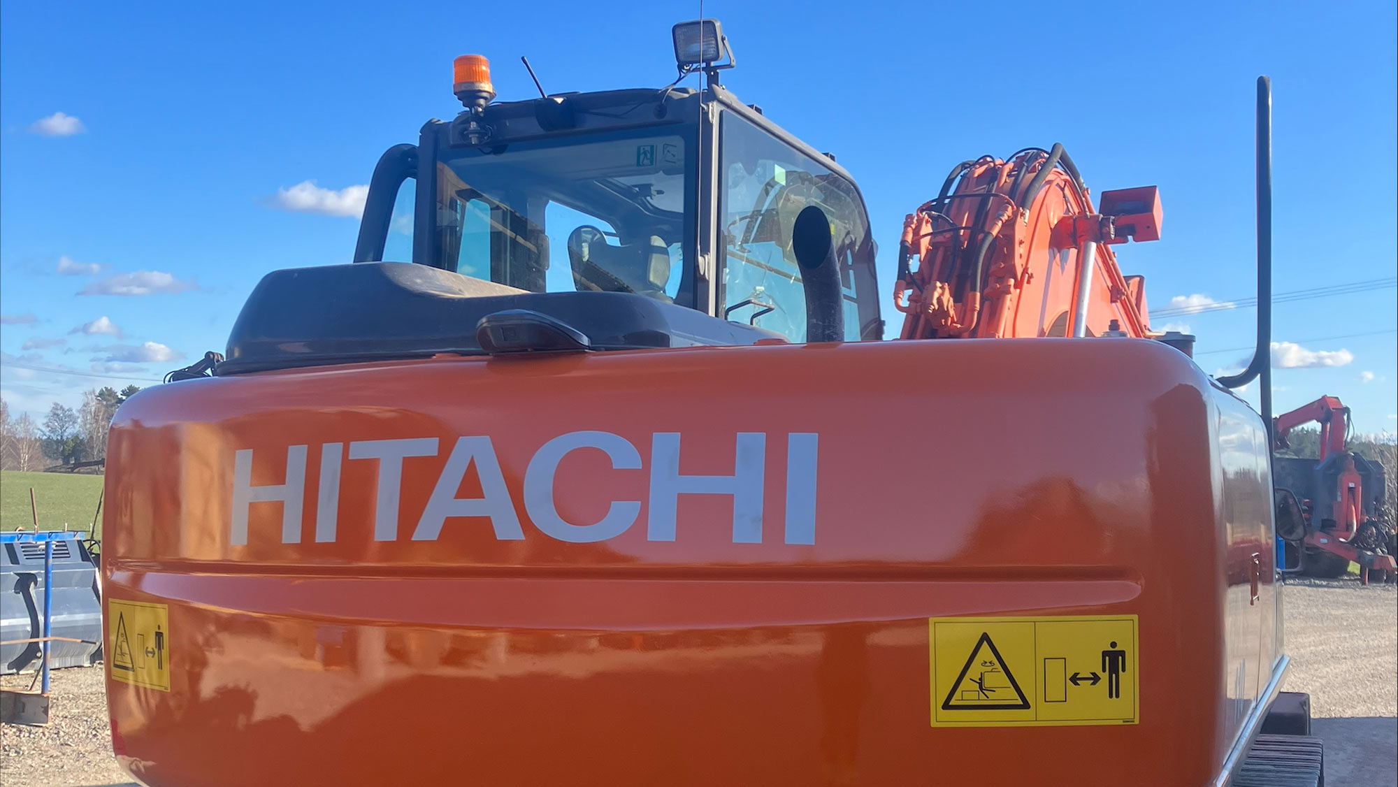 En grävmaskin från Hitachi